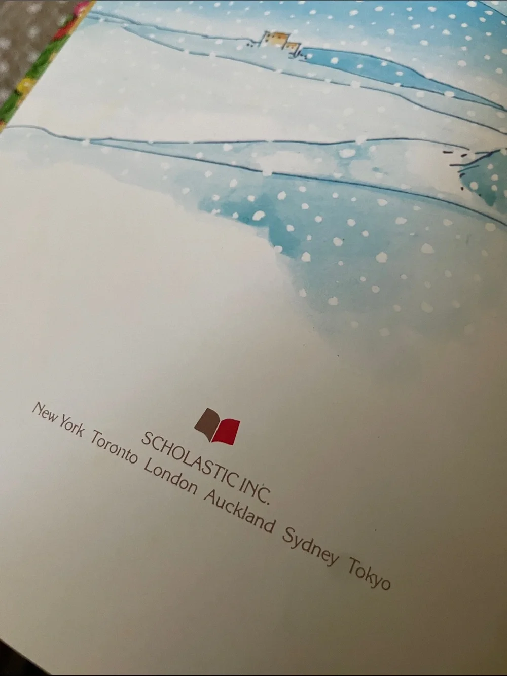 Scholastic Kids Book Cover - Multicolor Holiday Illustration
